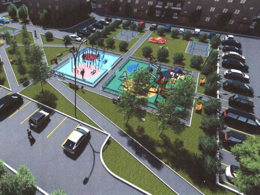 ​Господдержка преобразит 12 дворовых территорий Забайкалья в 2025 году