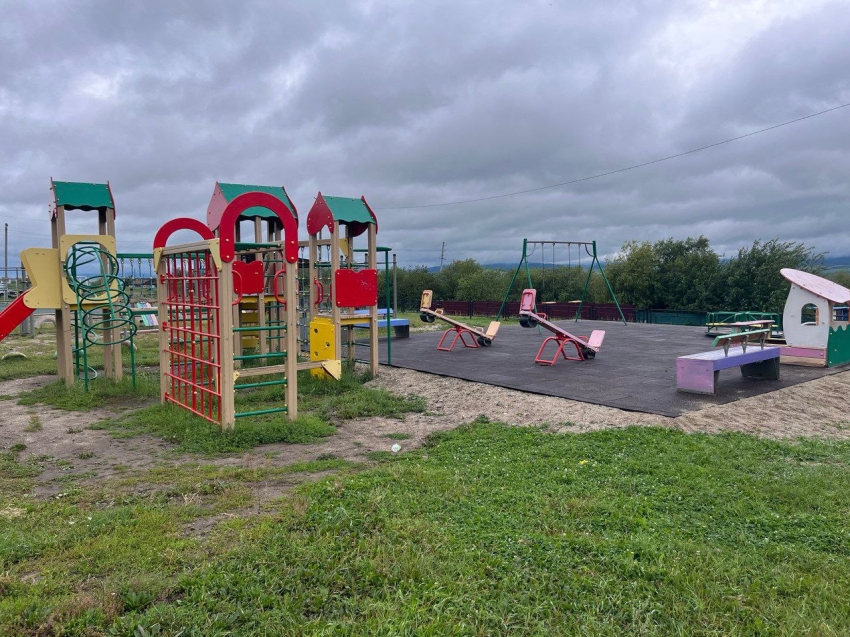 В Балее обустроили сквер и детскую площадку благодаря нацпроекту