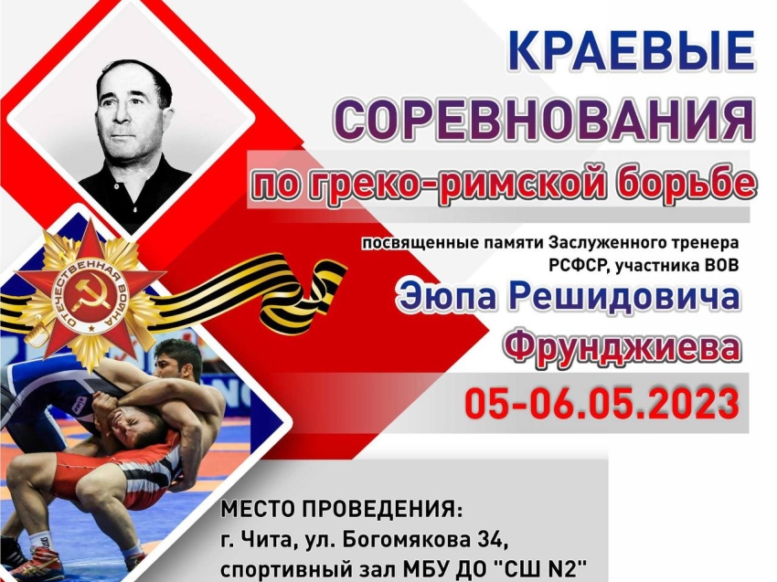 Краевые соревнования по греко-римской борьбе пройдут в Чите 