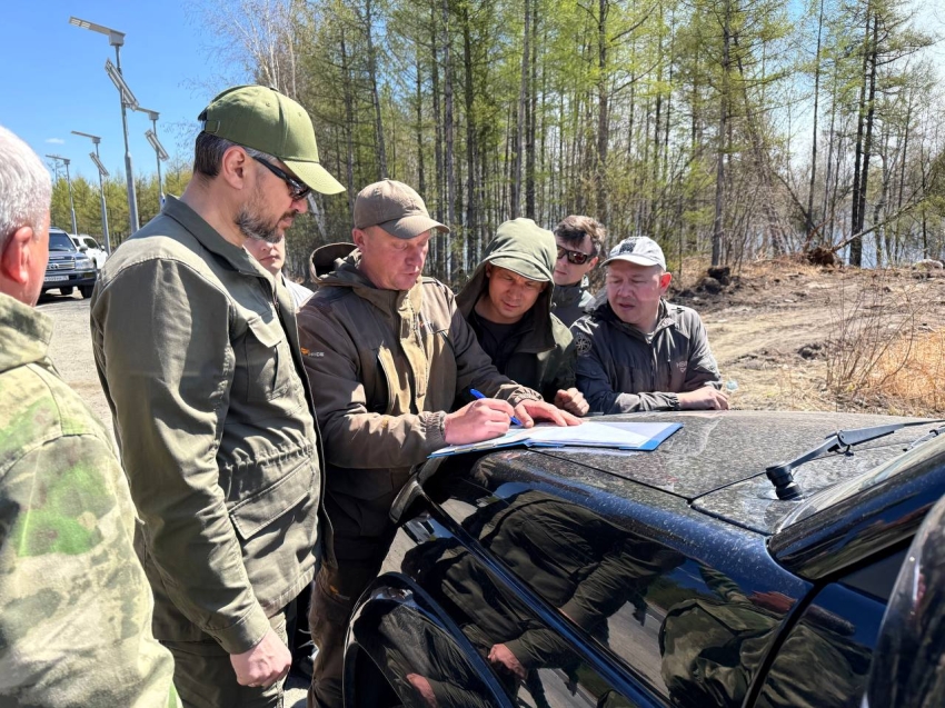Группировка лесных пожарных, ликвидирующих возгорания в Читинском округе, будет усилена