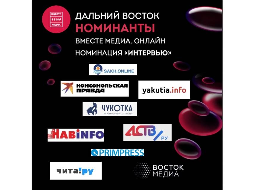 ​Забайкальские журналисты заняли призовые места на конкурсе «Вместе медиа. Онлайн» в ДФО
