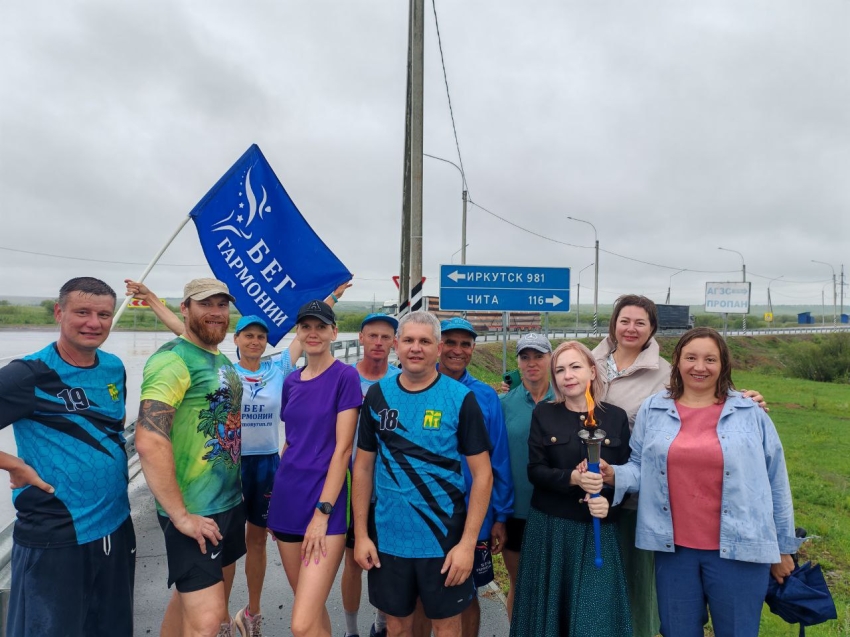 ​Глава Улётовского округа Александр Синкевич присоединился к команде Восточной ветки «Бега Гармонии – 2025»