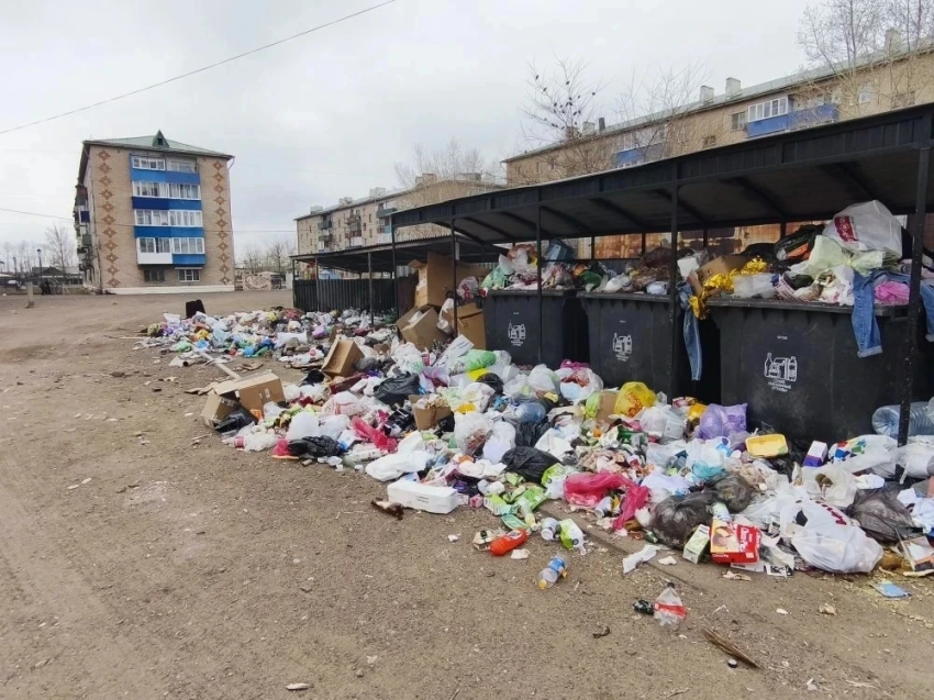 В Борзе контейнерные площадки признаны неудовлетворительными: регоператору грозит штраф за завалы