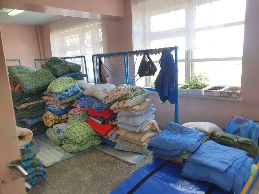 Пункт приёма помощи для пострадавших от паводков открыли в Шелопугинской школе