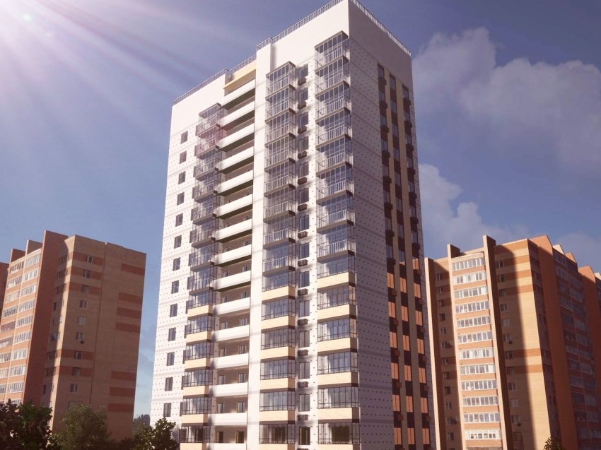 ​Идёт строительство семнадцатиэтажного дома в Чите