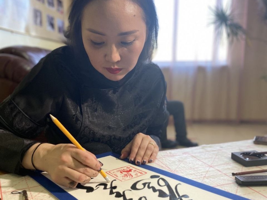 ​Выставка монгольской каллиграфии открылась в Агинском
