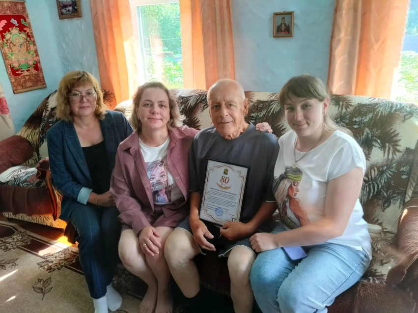​Житель Борзинского округа отпраздновал 80-летие