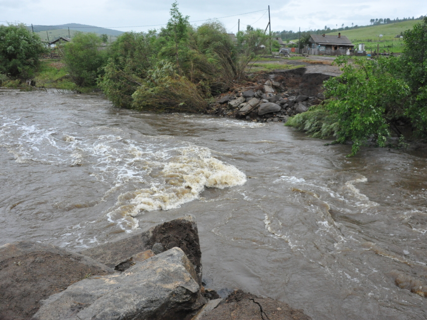 ​Забгидромет предупреждает о повышении уровня воды на реках края