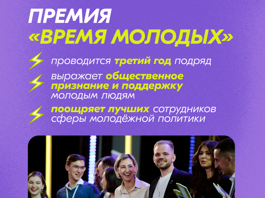 ​«Время молодых»: Забайкальцы могут стать победителями Всероссийской премии молодежных достижений
