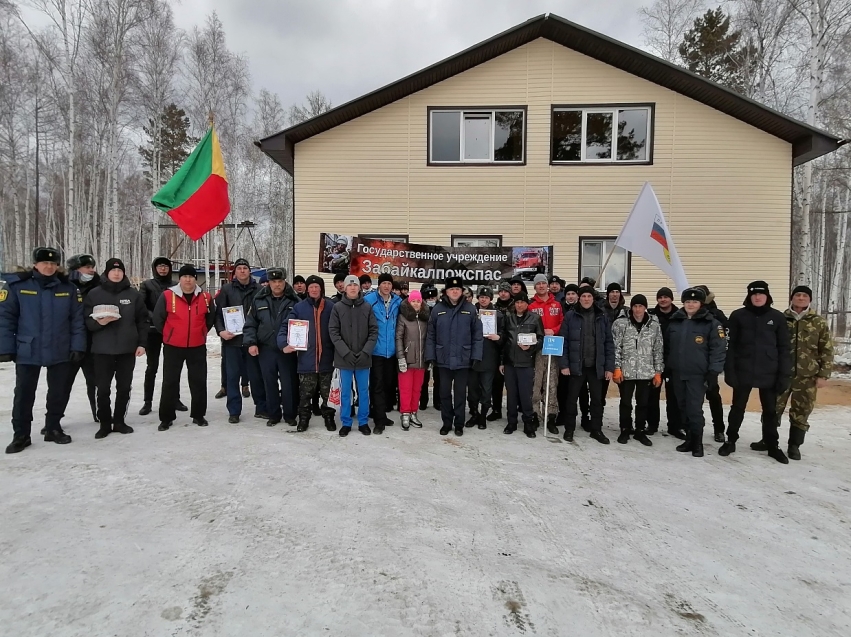 Соревнования по лыжным гонкам среди работников ГУ «Забайкалпожспас» прошли в Zабайкалье