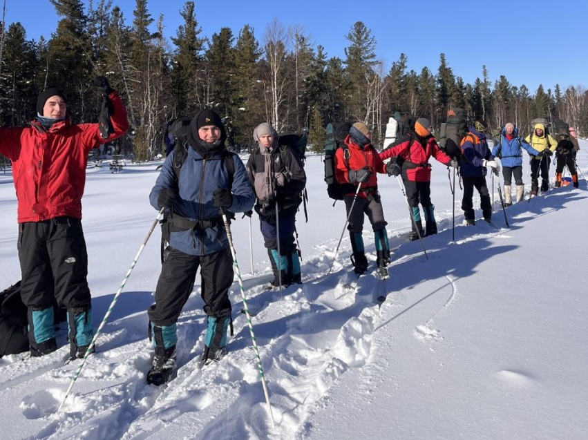 Спасатели Поисково-спасательной службы провели учебно-тренировочные занятия по лыжной подготовке