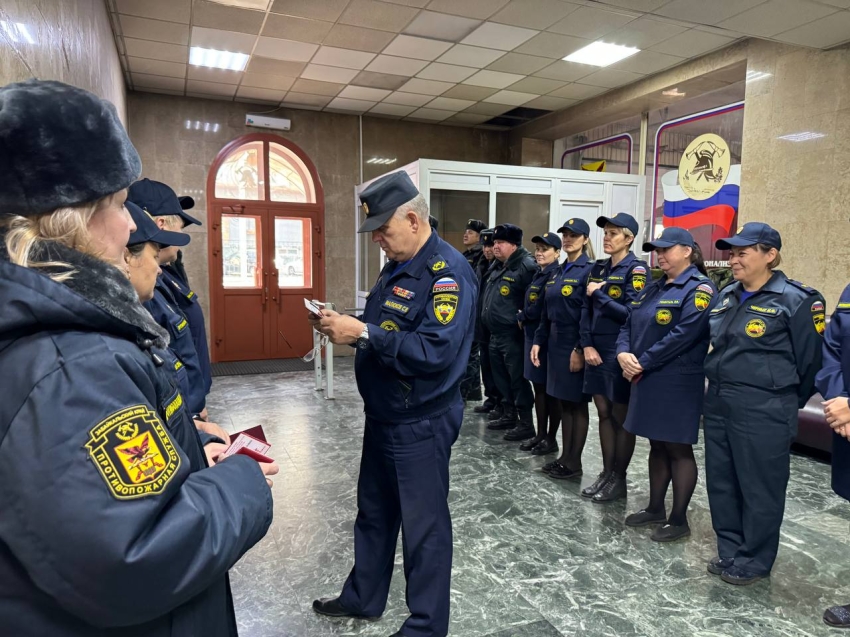 В ГУ «Забайкалпожспас» прошел строевой смотр