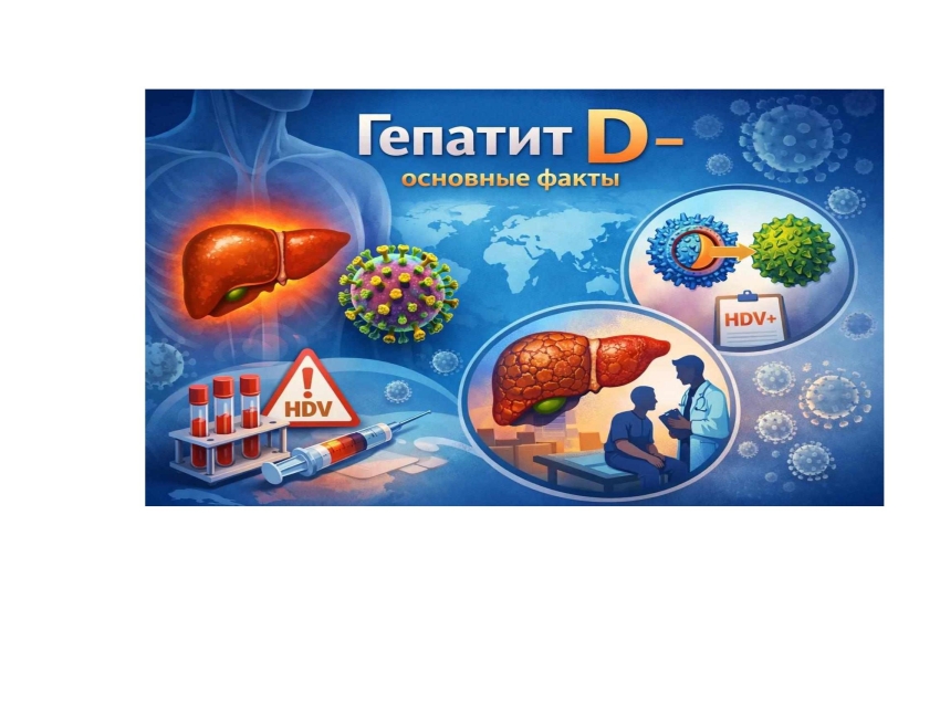 Гепатит D – основные факты 