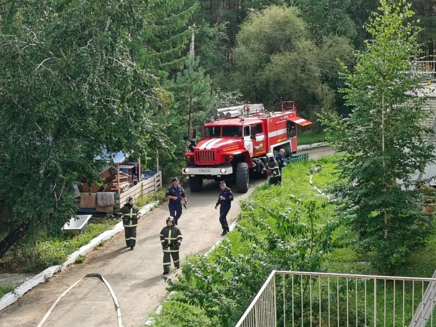 Тренировка по спасению детей от пожара прошла в Атамановском доме ребенка