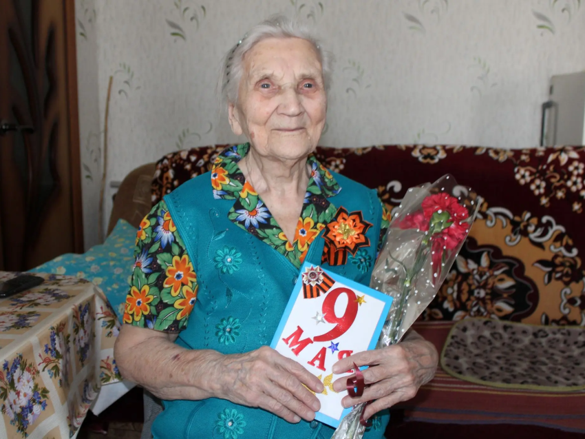 Жительница Борзи, труженица тыла  Мария Тимофеевна Борисова отметила 95-летний юбилей