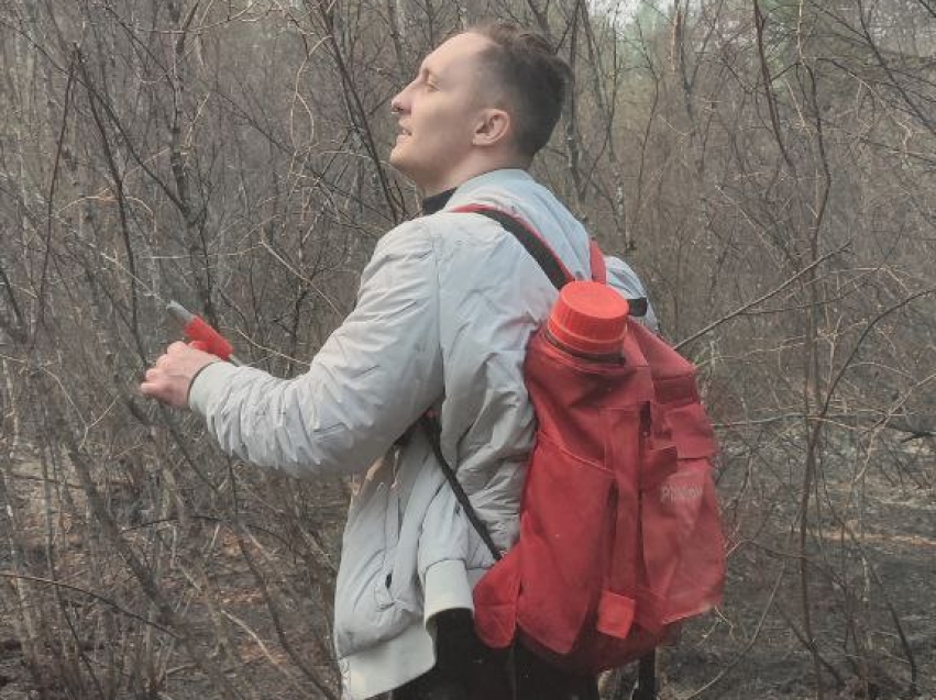 Сотрудники социальных учреждений Забайкалья принимают участие в тушении лесных пожаров