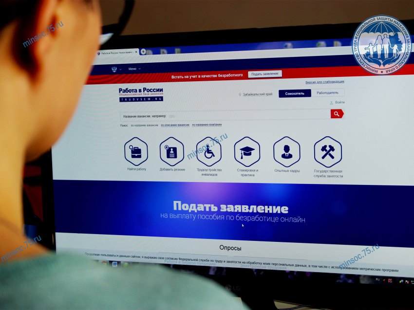 Минсоц подготовил подробную инструкцию по регистрации на портале «Работа в России» 	