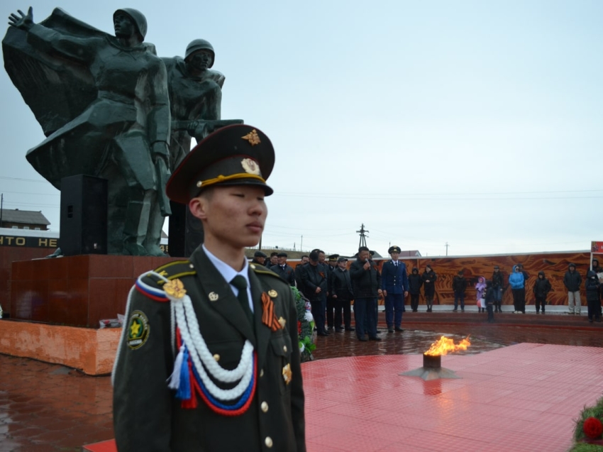 Празднование Дня Победы в поселке Могойтуй  