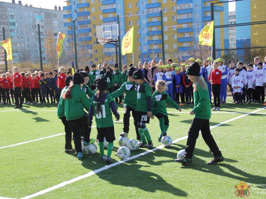  Новая спортивная площадка появилась в Чите в поселке Текстильщиков 