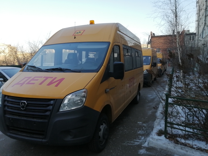 Новые школьные автобусы получили социальные учреждения края
