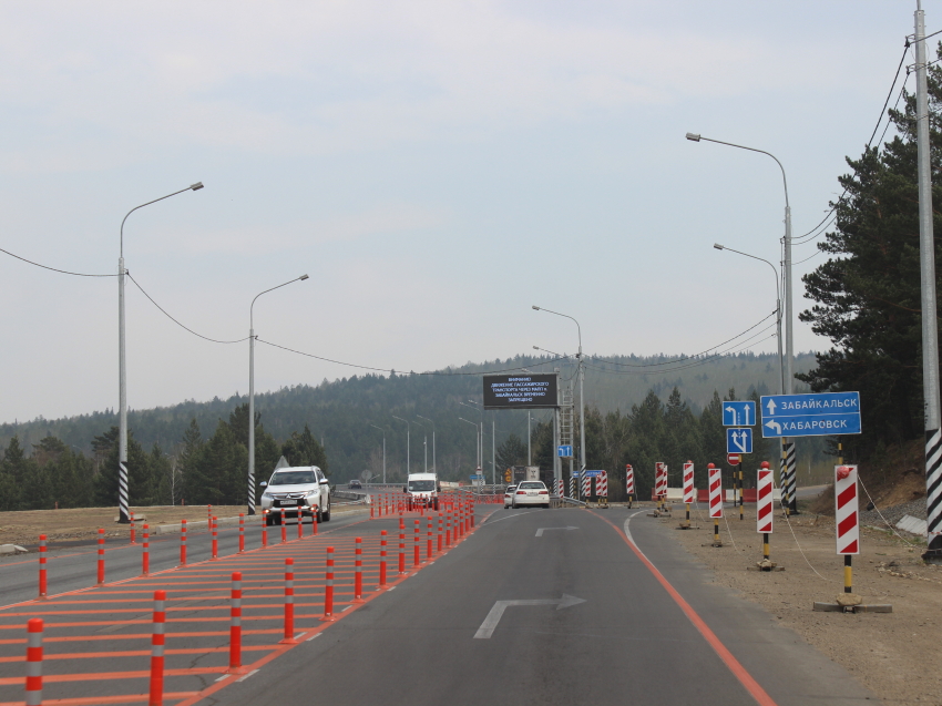 На трассе Чита - Забайкальск завершается устройство временной объездной дороги
