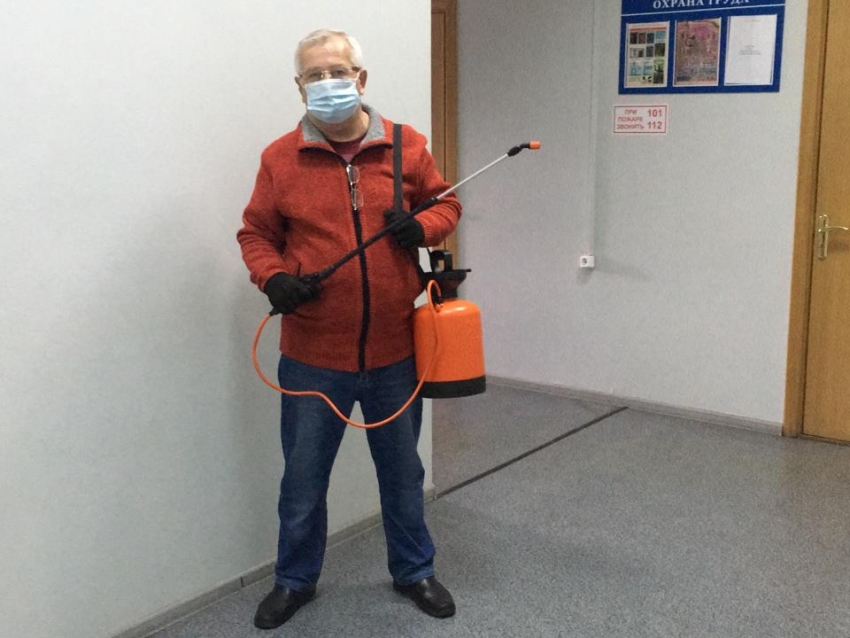 Торговый центр Читы приобрел помпу для профессиональной дезинфекции помещений 