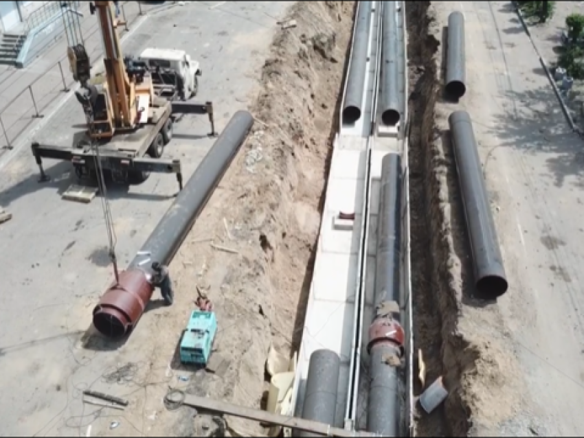 Реконструкция теплотрассы по улице Бабушкина в Чите находится на стадии завершения