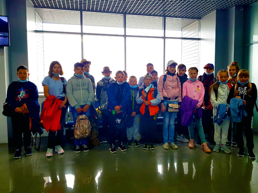 Дети из социальных учреждений Забайкалья вылетели в Евпаторию на учебу и оздоровление