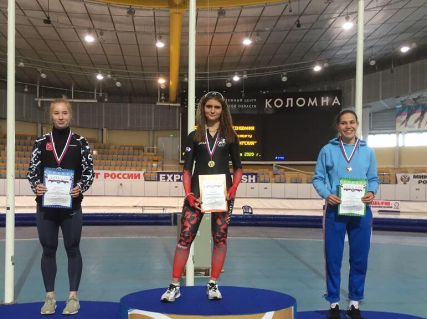 Конькобежка из Забайкалья выиграла бронзу в Коломне 
