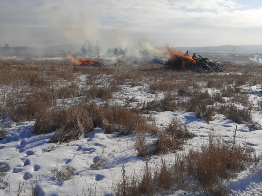 Посёлок Могзон Забайкальского края готовится к пожароопасному сезону 