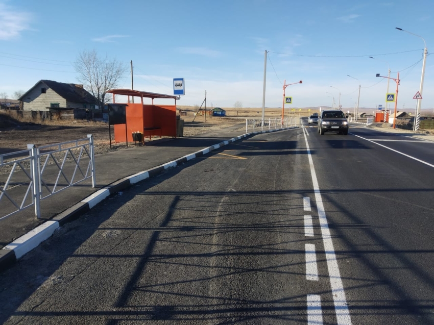 Дорожники завершили капремонт на участке федеральной трассы А-350 в Забайкалье