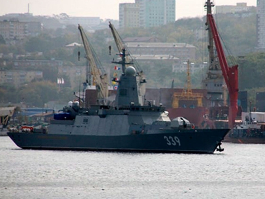 ​На корвете «Герой России Алдар Цыденжапов» поднимут военно-морской флаг