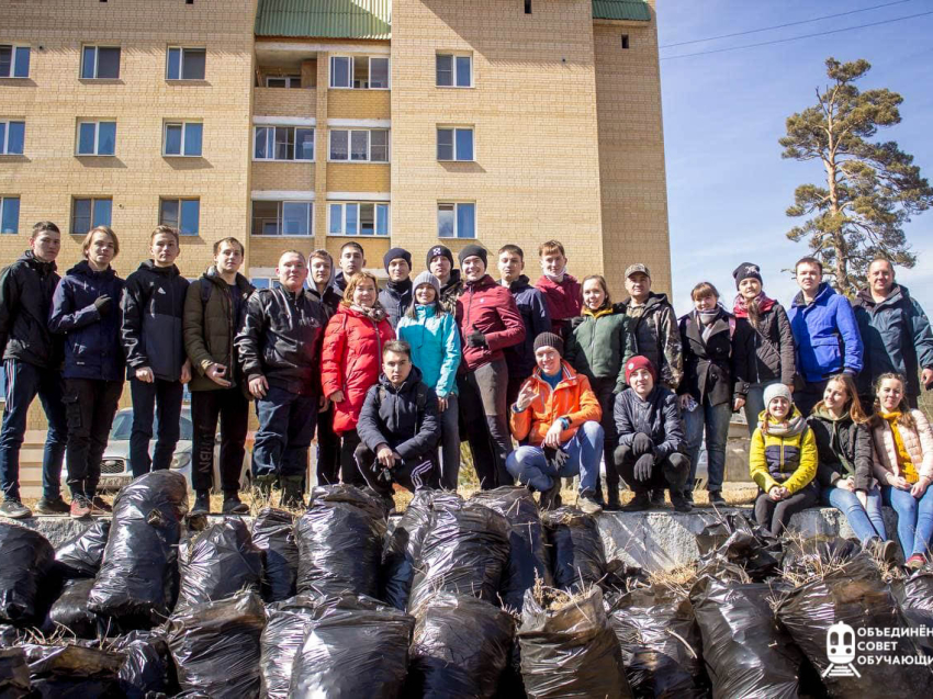 Забайкальцы собрали более 600 мешков мусора на субботнике