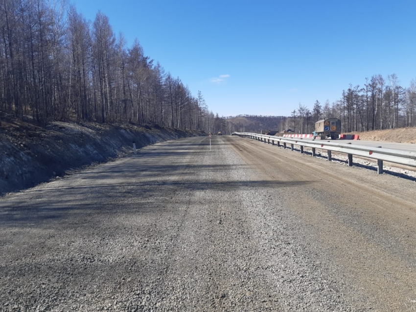 Движение транспорта на месте капремонта путепровода возле Песчанки перевели на временную дорогу