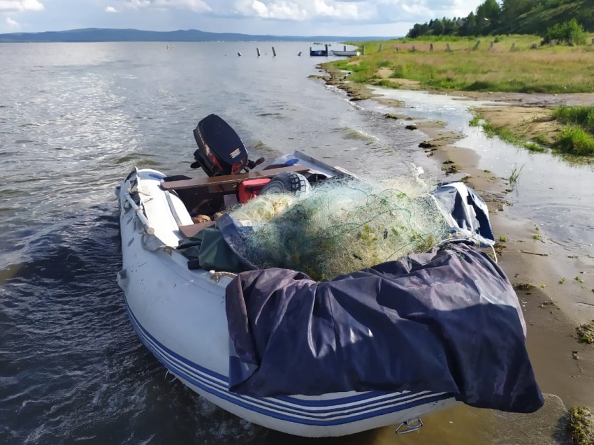 В «Ивано-Арахлейском» парке  изъяли 150 метров рыболовных сетей