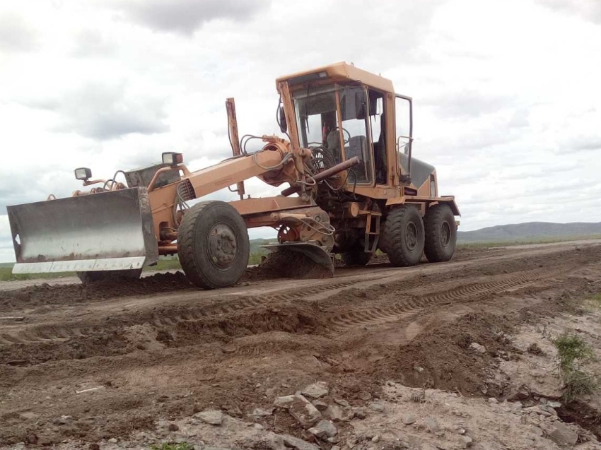 Региональную дорогу восстанавливают в Тунгокоченском районе Забайкалья после подтопления