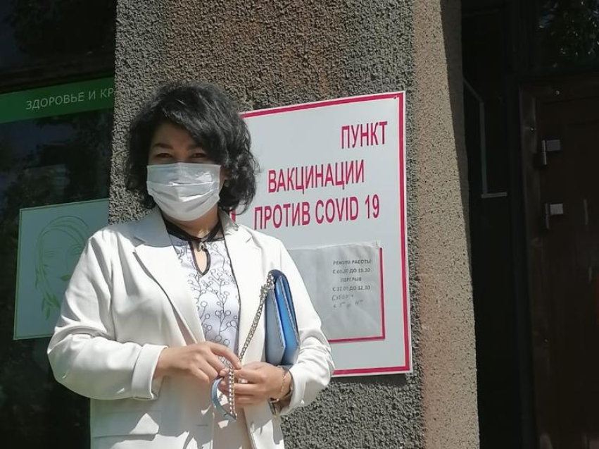 ​Аягма Ванчикова сделала прививку от COVID-19