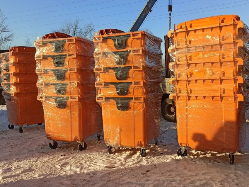 ​В Забайкалье поступило 2 880 контейнеров для раздельного сбора мусора