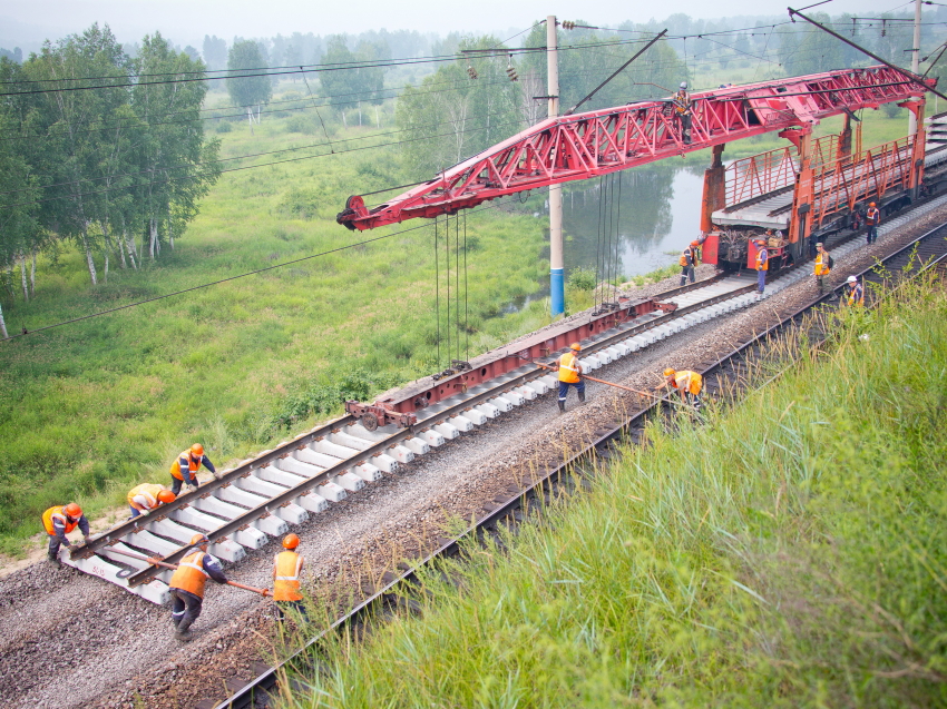 Почти 345 километров путей отремонтируют на Забайкальской железной дороге в 2022 году