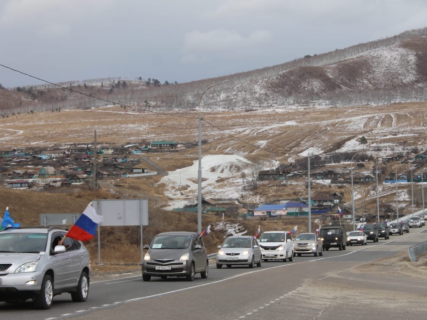 ​Автопробег #СвоихНеБросаем состоялся в Сретенском районе