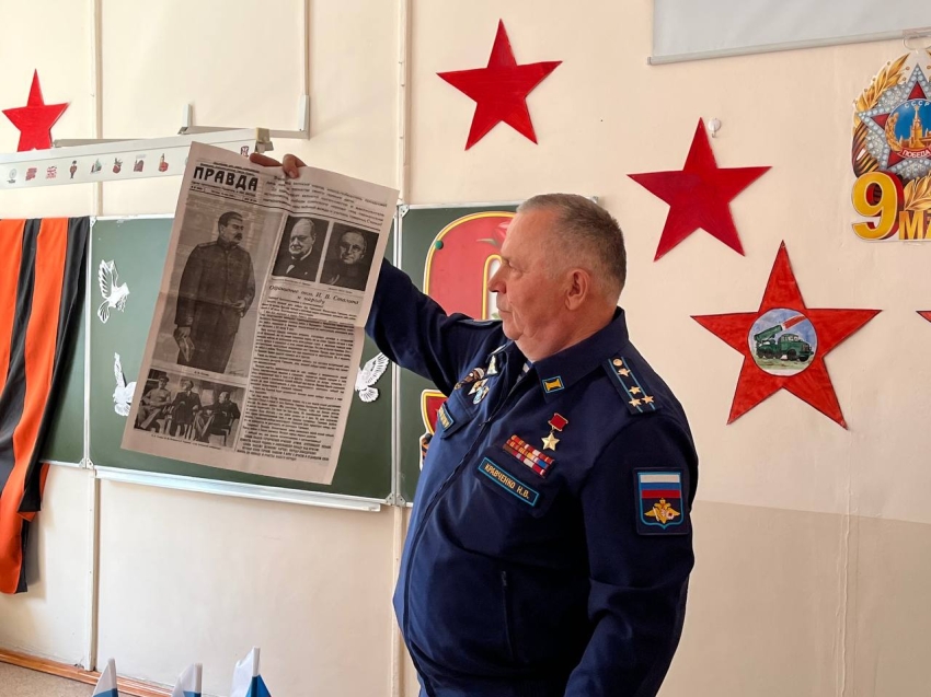 ​Уроки мужества с Героями России проходят в школах Zабайкалья
