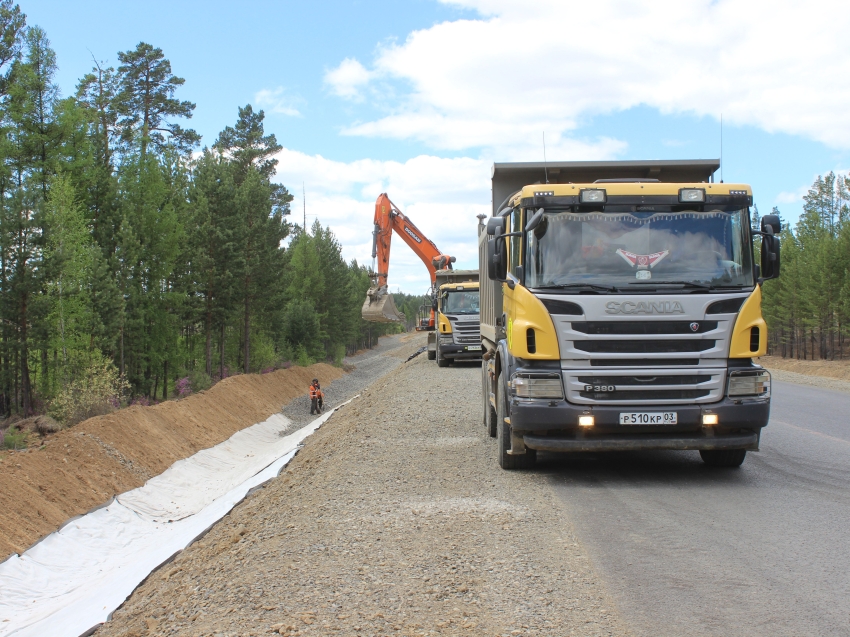 Более 30 километров автодороги «Байкал» в Zабайкалье отремонтируют в этом году