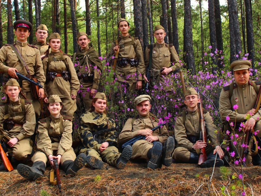 Число участвующих в военно-исторической реконструкции школьников увеличилось в Zабайкалье