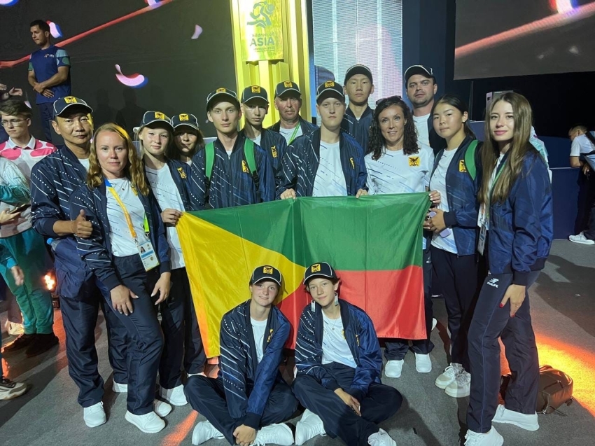 Забайкальские спортсмены поучаствовали в церемонии открытия международных игр «Дети Азии-2022»