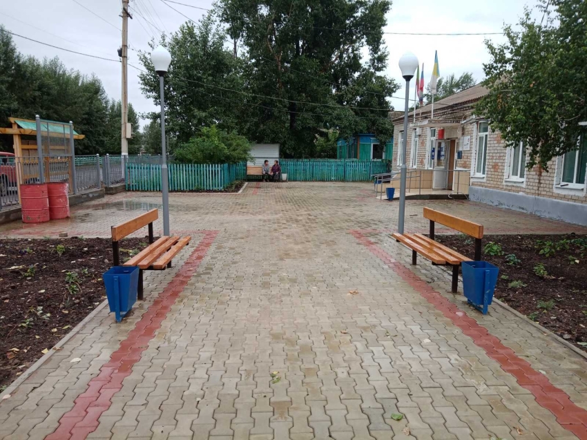 Сквер благоустроили в селе Хара-Шибирь по проекту «Формирование комфортной городской среды»