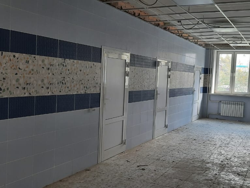 Ремонт одного из трёх блоков в читинской детской поликлинике №3 завершается
