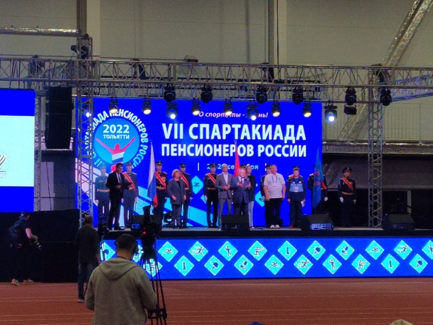 Забайкальские пенсионеры приняли участие в торжественном открытии Всероссийской спартакиады