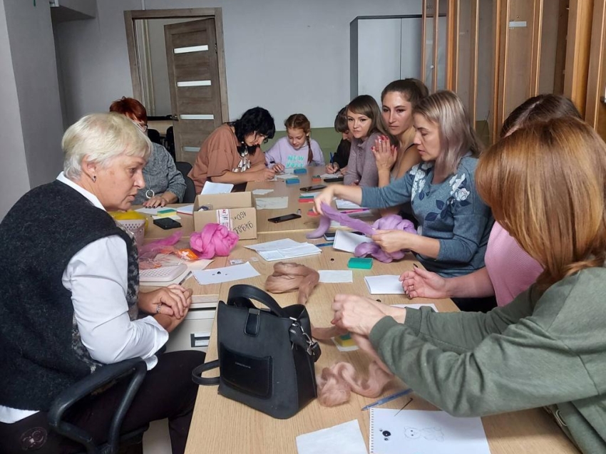 В Забайкальском отделении «Союза женщин России» учились валять из шерсти