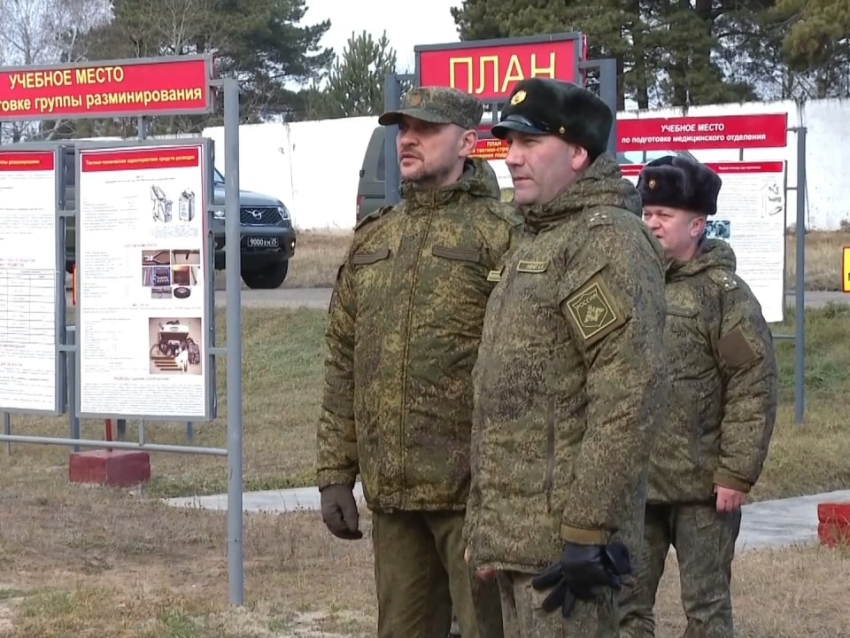 ​Мобилизованные забайкальцы  в составе подразделений осваивают тактику действий в населенных пунктах 