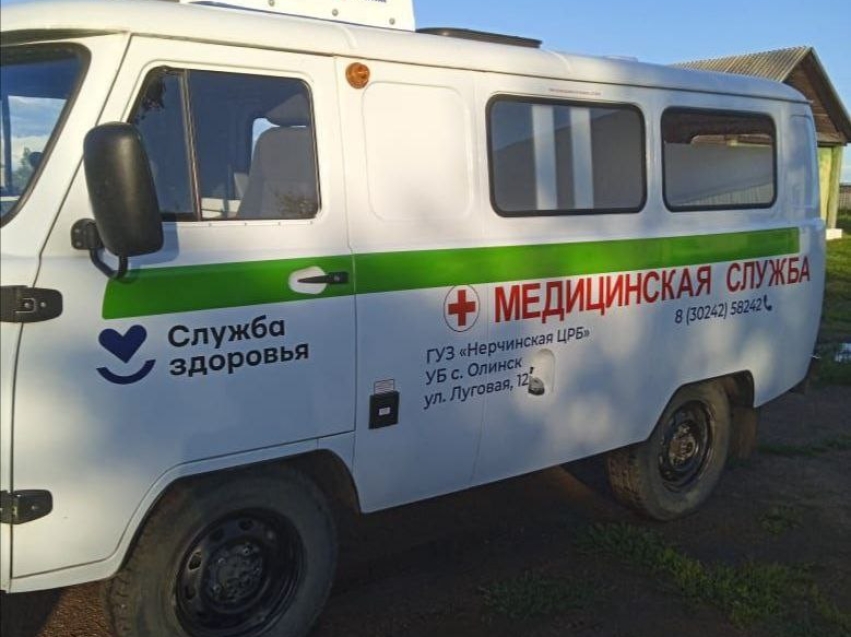 Медики на новых автомобилях совершили более 700 выездов по вызовам пациентов Нерчинского района